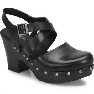 Korks Abloom Clogs Black 38 NIB